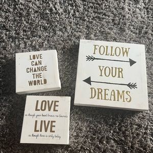 3 piece canvas wall art